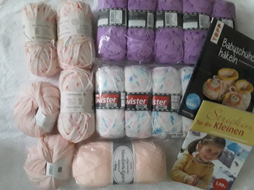 Babywollpaket mädchen 750g - babywollpaket,